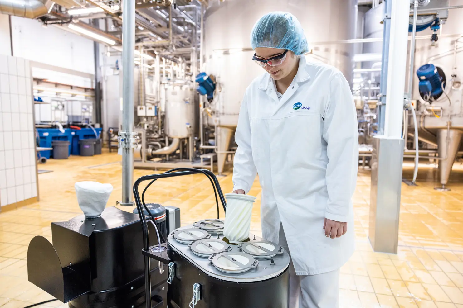 Milk powder production