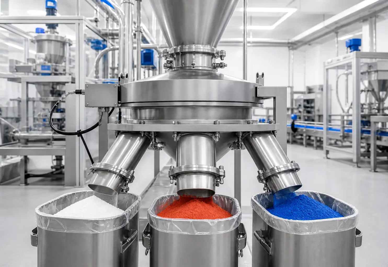 Preventing mixing in multi-stage processes