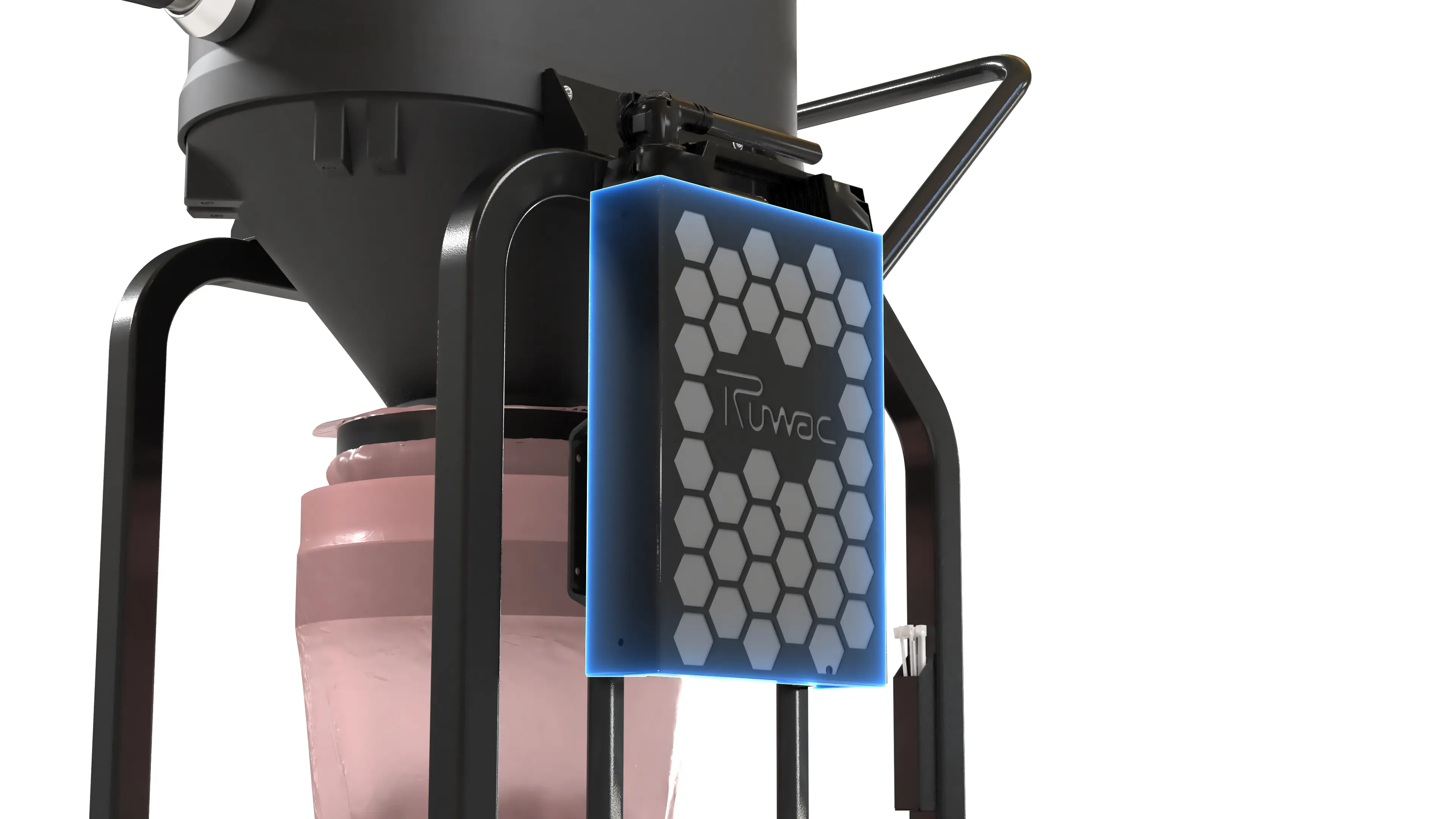 Work cordlessly. Up to 120 minutes. The powerful 48-volt battery provides true freedom of movement. Ideal for mobile use, hard-to-reach areas, and applications without a fixed power supply.