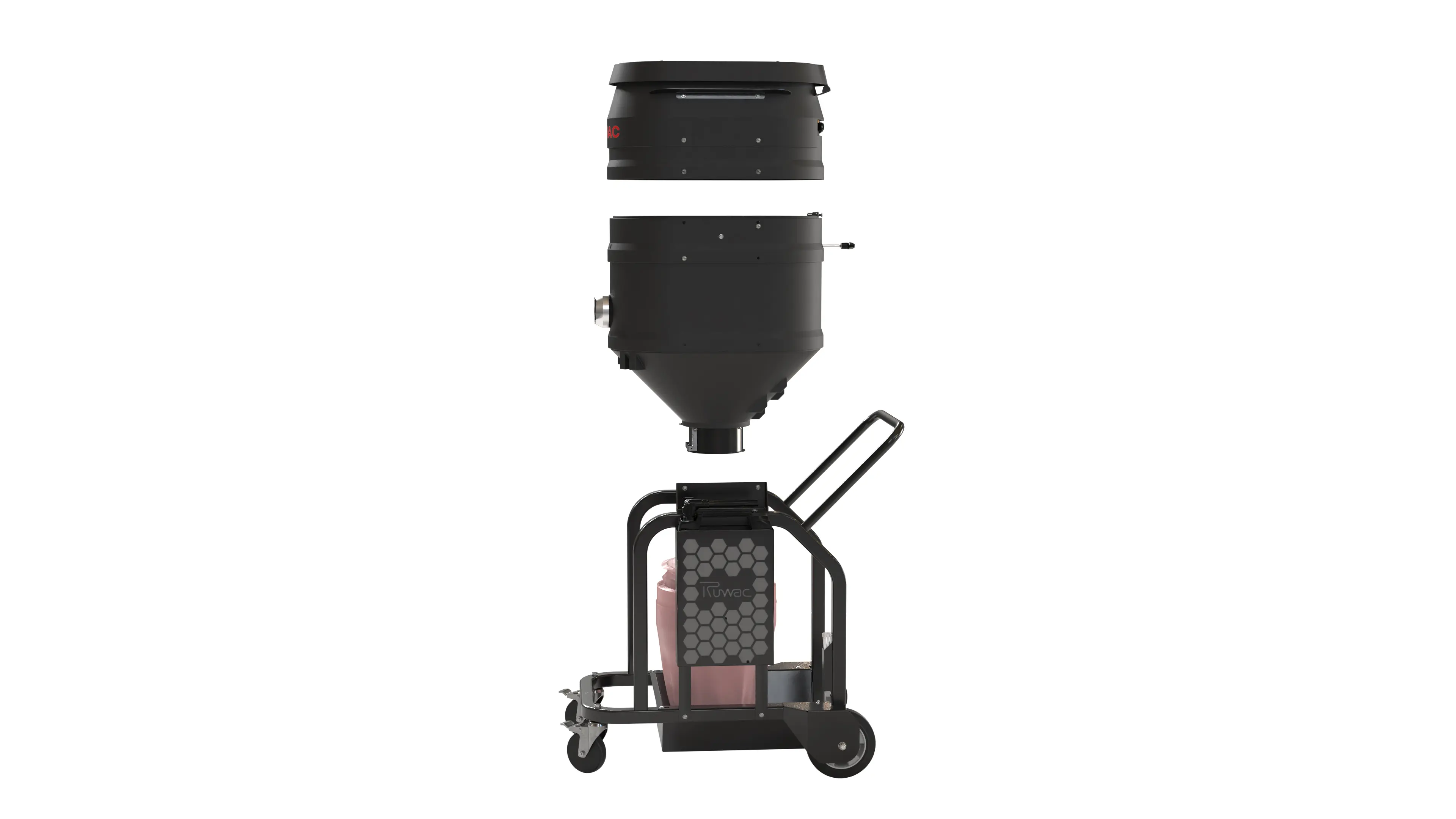 Modular design. Fully customizable. Motor power, filtration technology, dust class, and waste disposal can be configured and upgraded at a later date. The R24 adapts to new requirements without needing to be replaced.