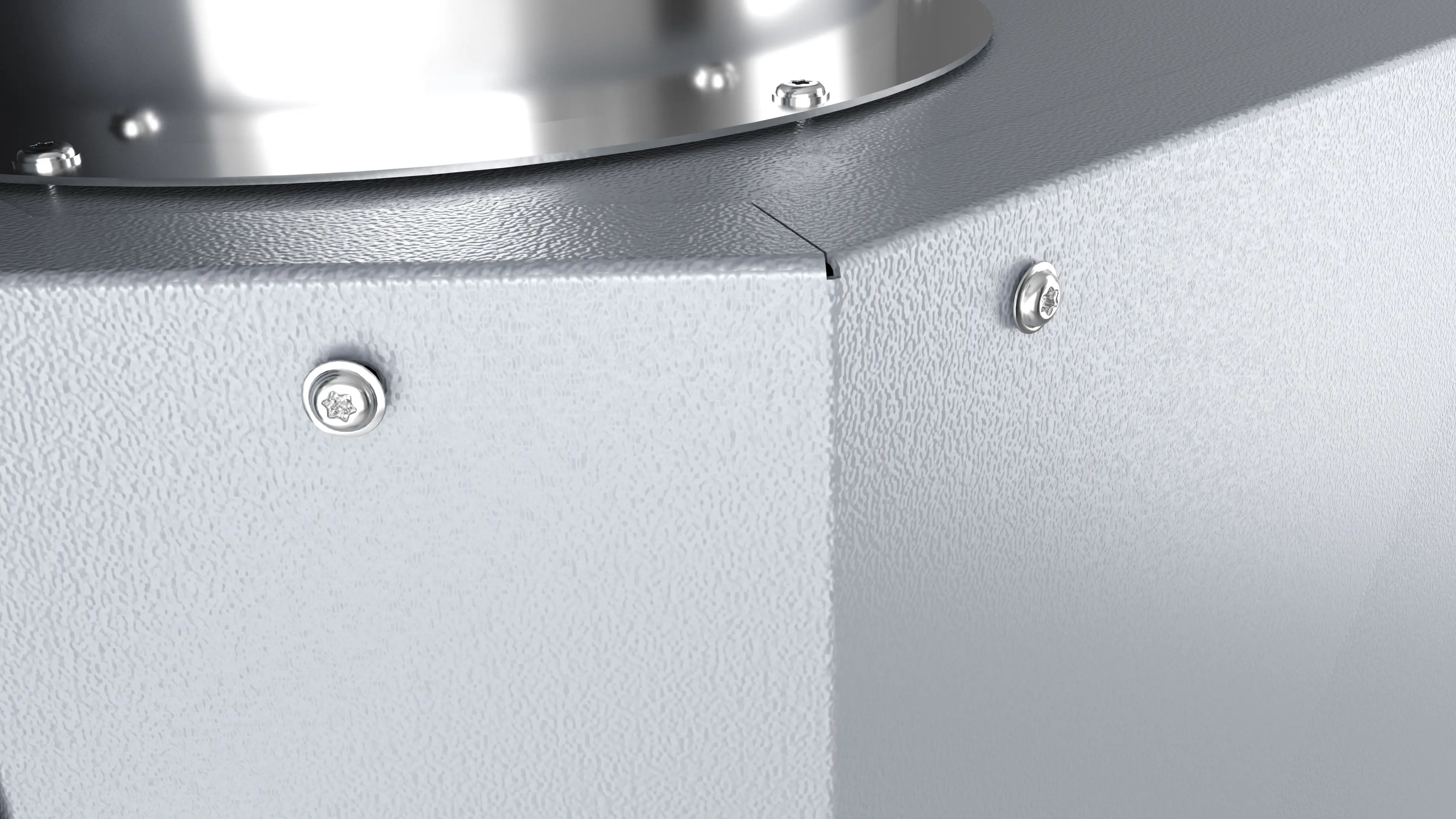 Robust steel housing for heavy-duty use: The 3-mm-thick sheet steel housing provides reliable protection against mechanical stress, ensures durability, and makes the DA5 resilient in harsh production environments.