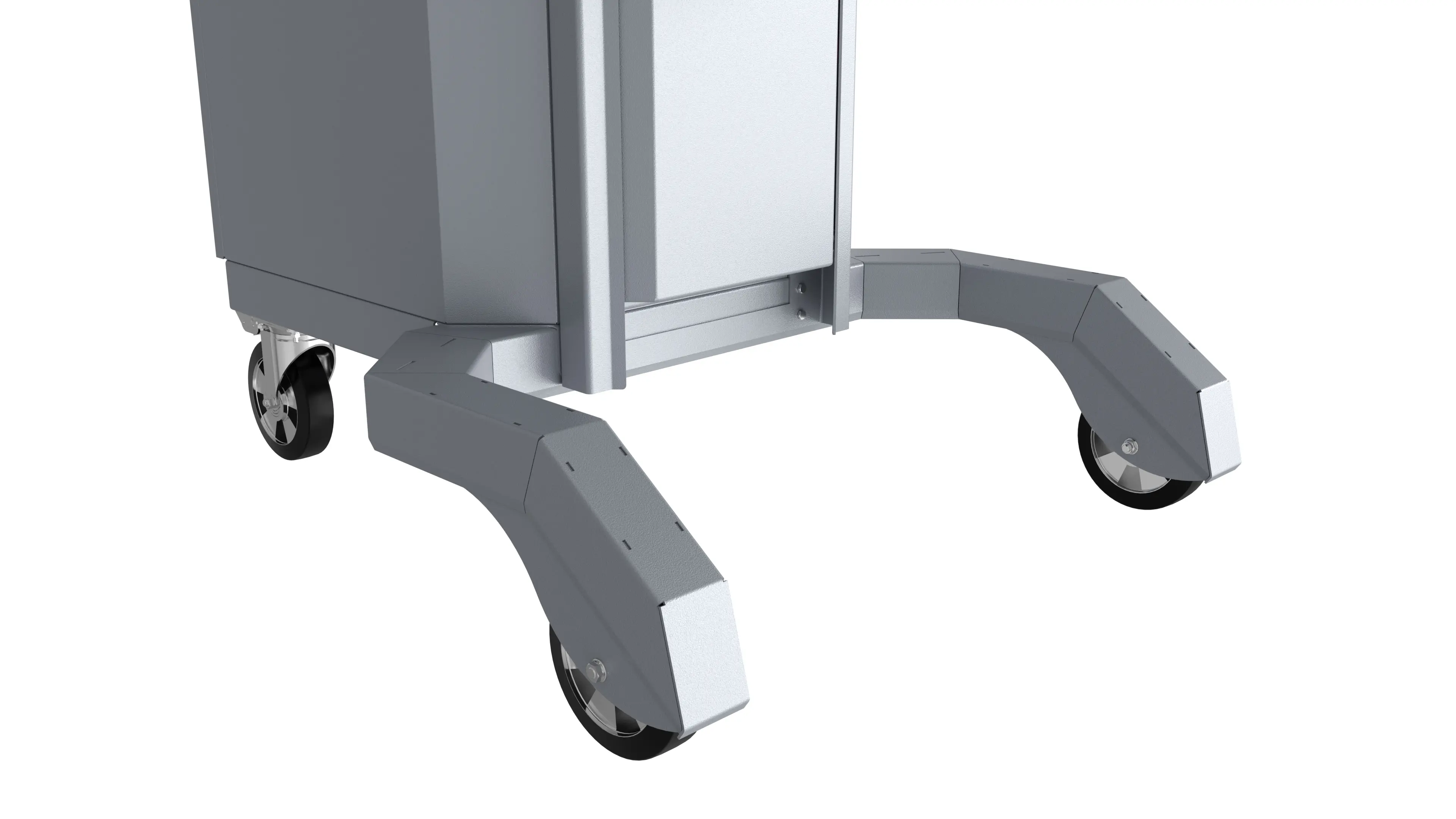 Mobility despite its size: Thanks to built-in forklift pockets, the DA5 can be easily moved even with its substantial weight and flexibly positioned at various locations—without the need for time-consuming disassembly.
