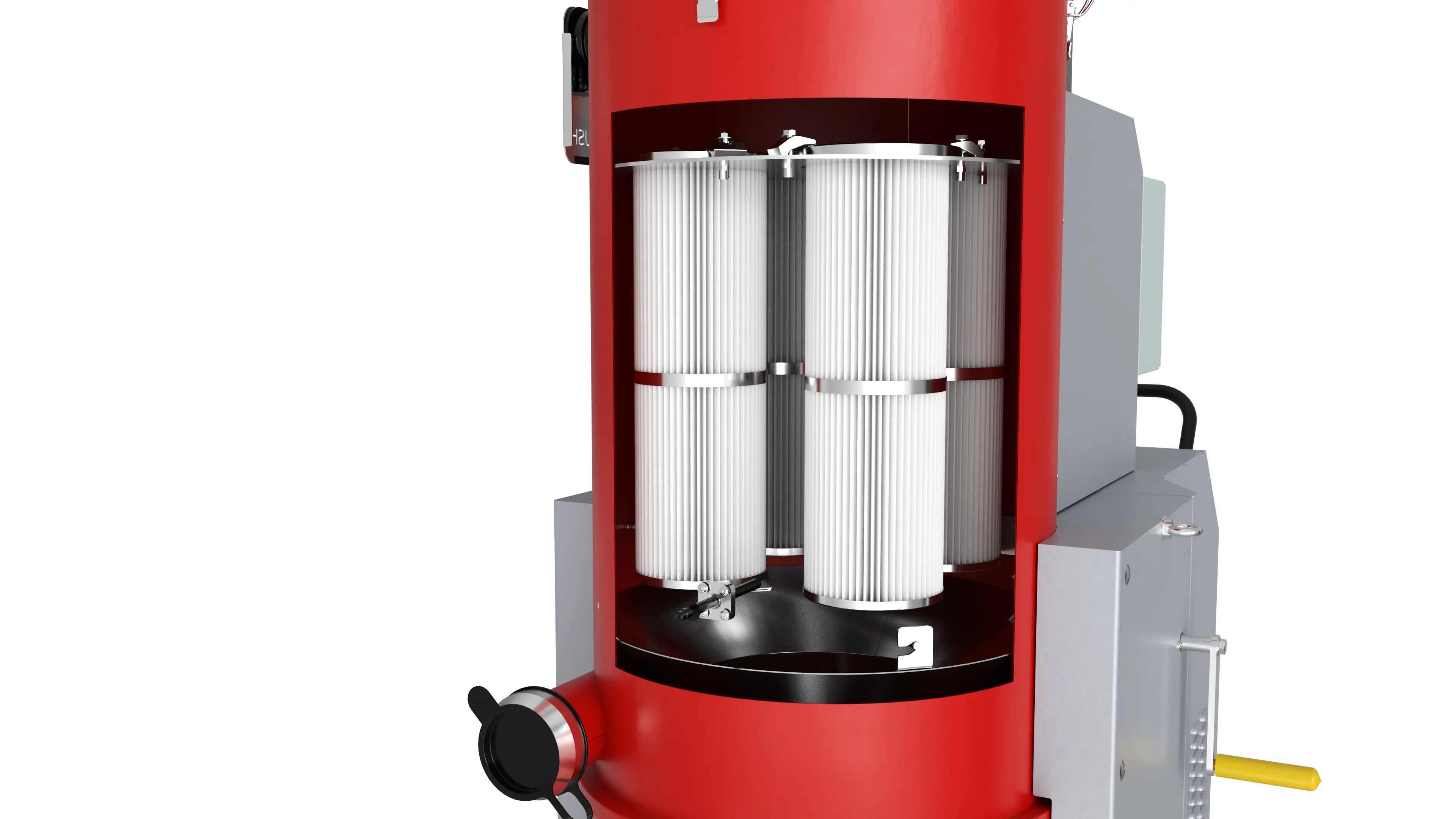 Reliable filter. Consistent performance. A generously sized pocket filter with high dust-capture efficiency ensures a long service life and consistent performance even with high dust loads.