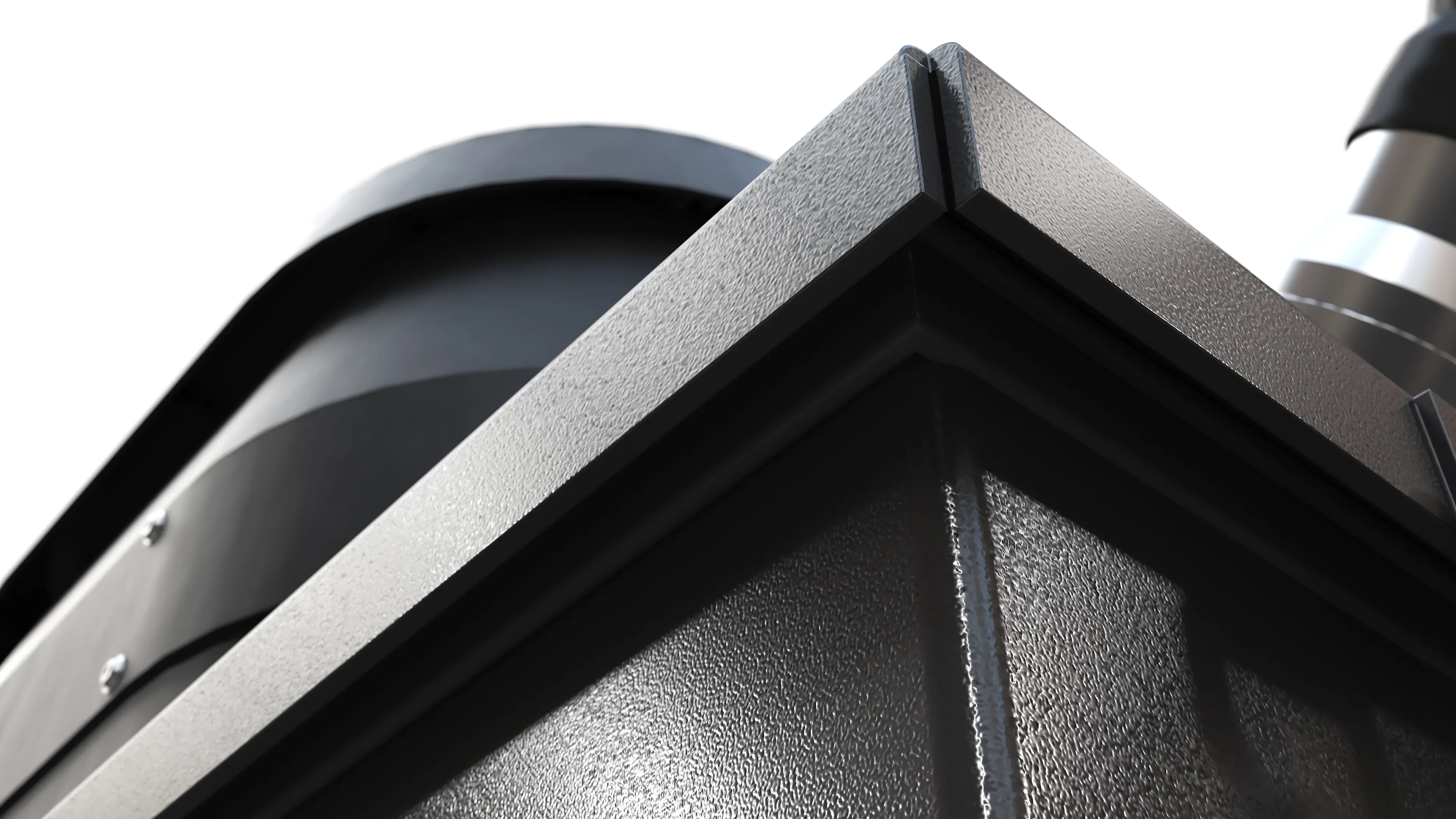 Robust steel housing for industrial use: 3 mm powder-coated sheet steel ensures high stability, corrosion protection, and a long service life—even under harsh operating conditions.