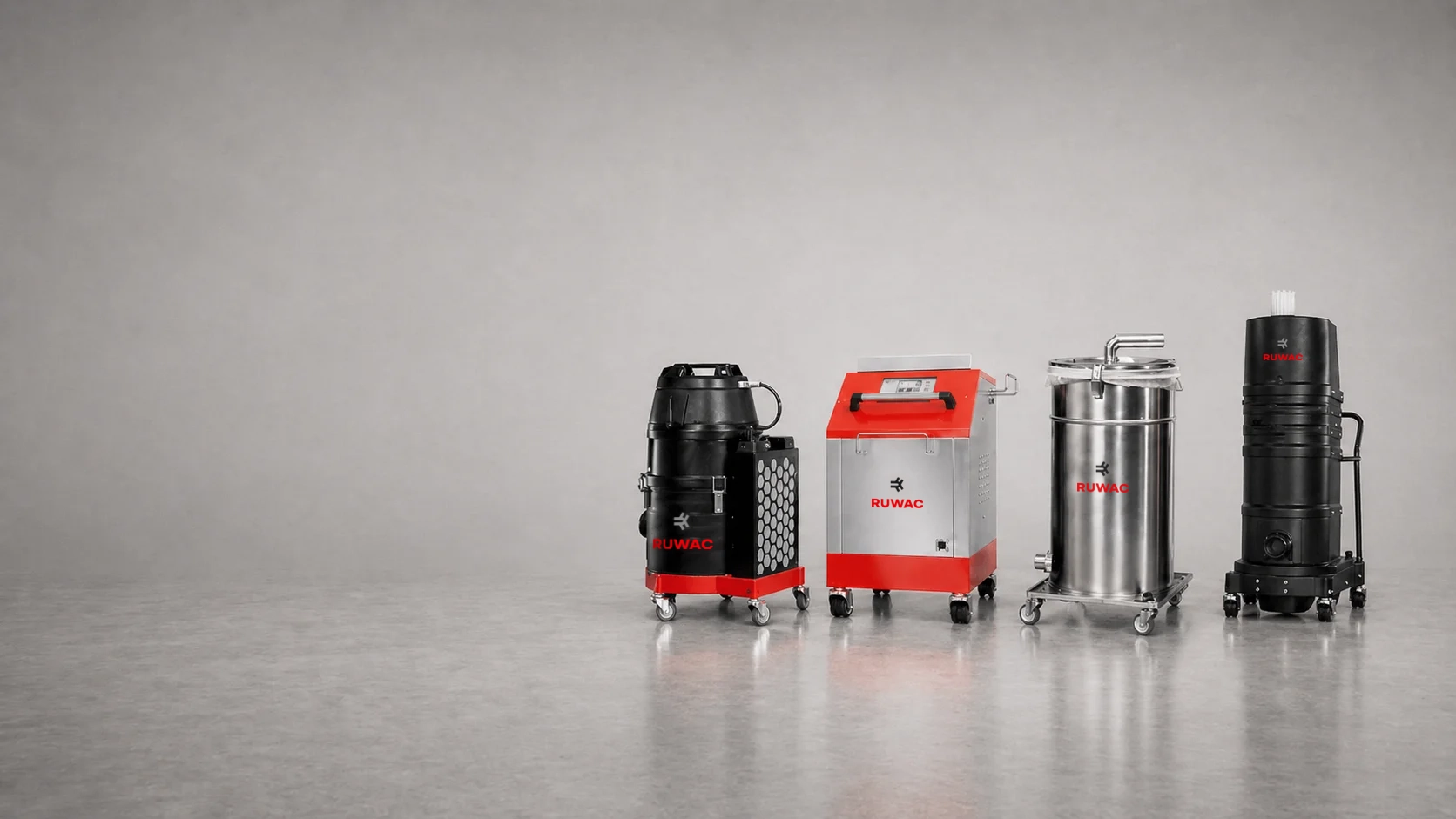 Professional industrial vacuums